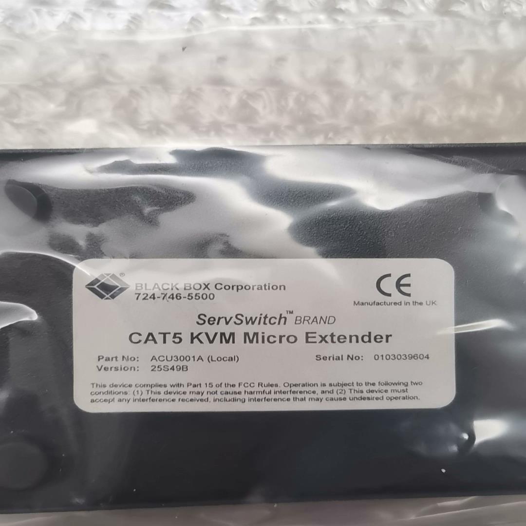 BLACK BOX 724-746-5500 CAT5 KV - 图1