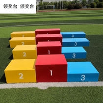 Childrens adult competition podium awards table awards table The track and field sports will be made of steel wood for dimensioning