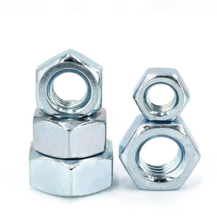 4.8级国标六角镀锌螺母螺丝母螺帽M3M4M5M6M8M10M12M14M16M24-M30 - 图2