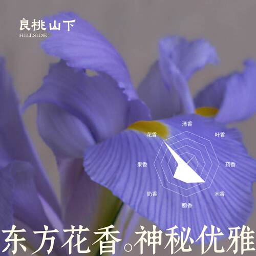 良桃山下庭下春和天然线香鸢尾雪松香根草檀香花香治愈节日伴手礼 - 图0