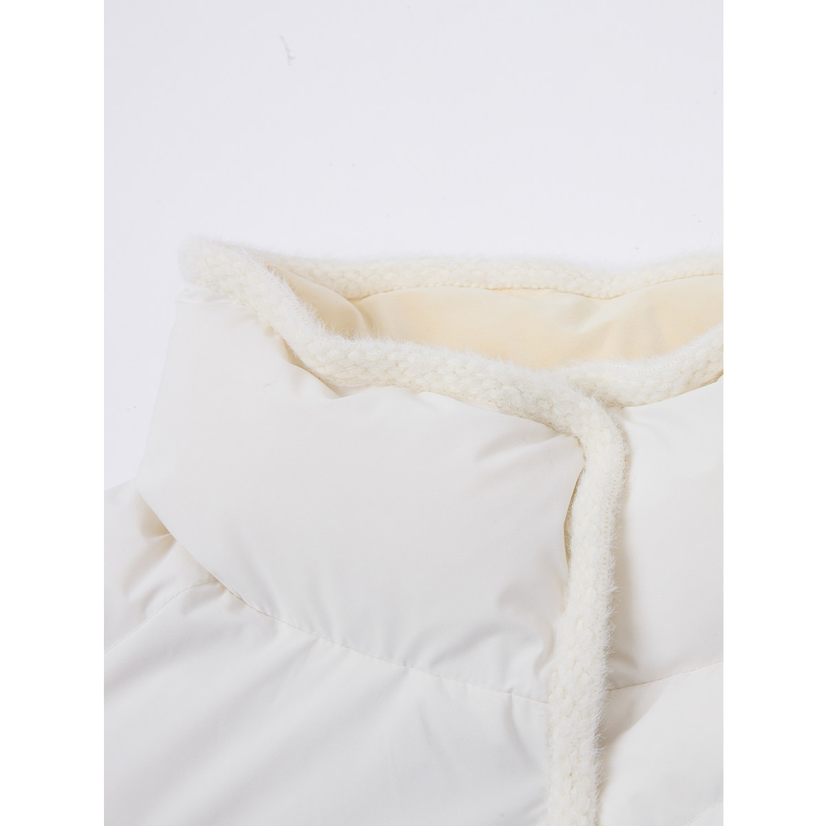 ablueberry 短款立领羽绒服女秋冬韩系两穿百搭面包服白鸭绒外套,淘宝优惠券,粉丝福利购,淘宝优惠卷