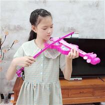 High-end Princess Violin Child Toy Girl Beginner 3-8-year-old electronic simulation musician teaches guitar early on