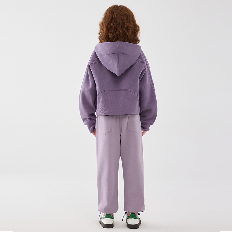 jollybean丨儿童加绒连帽宽松卫衣25秋冬新款男女童上衣拼接外套,淘宝优惠券,粉丝福利购,淘宝优惠卷