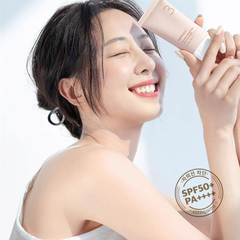 numbuzin3号柔焦滤镜陶瓷肌素颜霜防晒霜SPF50+自然遮瑕防晒50ml