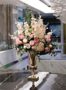 客厅仿真花假花酒店大堂家居