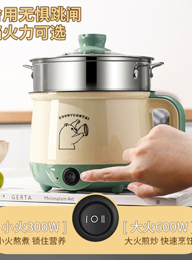 多功能电煮锅宿舍小煎煮