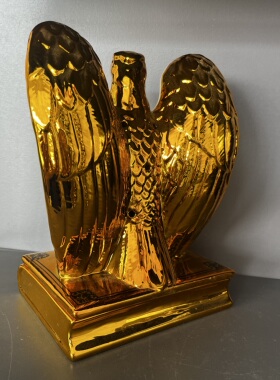 Neighborhood nbhd金色老鹰香炉香薰香座香插居家现货办公室摆件