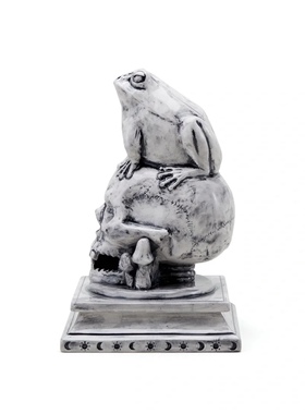 现货NEIGHBORHOOD GREAT FROG 骷髅头青蛙香炉陶瓷香座家居摆件