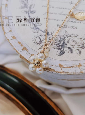 淡水珍珠小雏菊项链轻奢