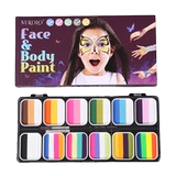 Цветочная фея пигмент пигмент нарисовал на лицо лицо детей в воду из водорастворимого человека человеческое тело, только снимая пигмент индивидуально