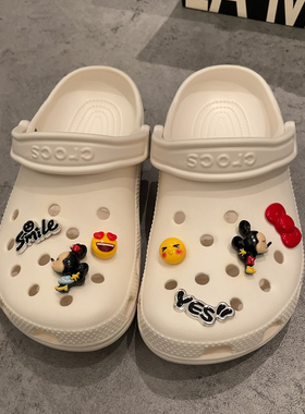diy适用卡骆驰crocs洞洞鞋装饰配饰鞋花鞋子配件高级感卡扣可拆卸