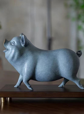 福猪摆件【闲庭信步】