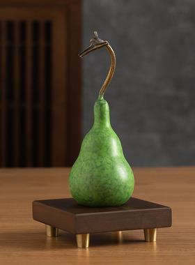 全铜葫芦摆件天然造型送人礼物