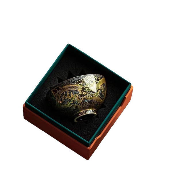 Longteng Sihai Tea Cup Master Cup Single Cup Ceramic Kung Fu Tea Set Small Tea Cup Tea Bowl Drinking Tea Personal Use