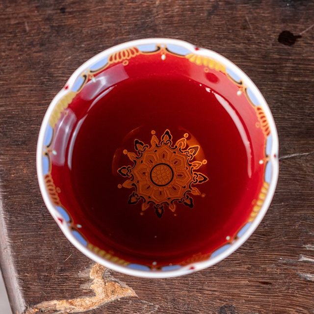 Langhong glaze Dunhuang Ru kiln enamel master cup single cup high-end personal ceramic tea cup small teacup