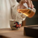 Hand-painted Zhong Kui ceramic tea cup master cup Kung Fu tea cup for men and women to gather wealth and drink tea single cup high-end personal use