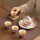 Enamel filigree silver high-end teapot teacup household special utensils for making tea Kungfu tea set 2026 new style