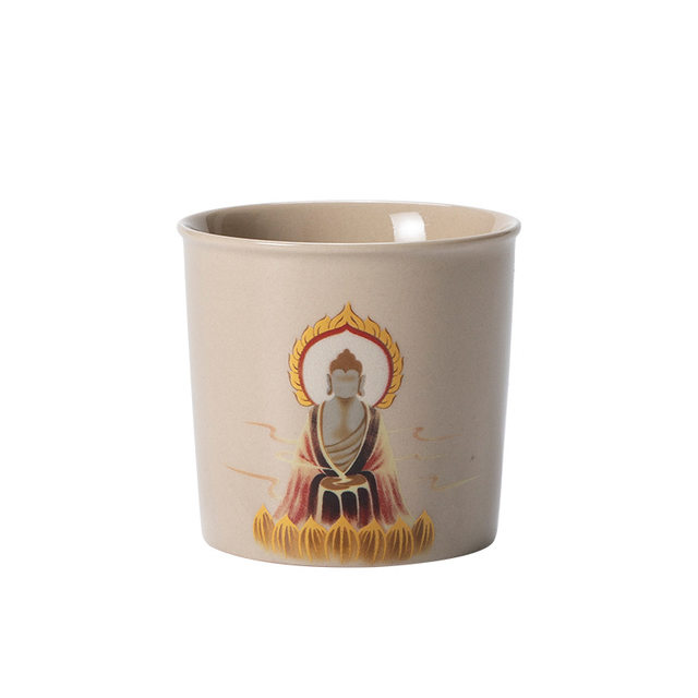 Wuxiang Dunhuang Master Cup Drinking Tea Cup Ceramic Kung Fu Tea Set Personal Single Cup High-end Tea Cup Small Tea Cup