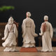 Ceramic history ceramic figures ornaments ancient famous doctors Li Shizhen Hua Tuo Sun Simiao home living room desktop
