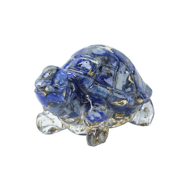 Creative crystal Zen turtle tea pet small ornaments can raise high-end tea sets accessories tea desktop tea play to attract wealth