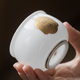 Ice type jade porcelain gold inlaid jade exquisite cup master cup tea cup single large ceramic tea set personal tea cup