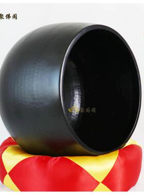 台湾寺庙大罄14寸16寸18寸20寸24寸铜磬纯铜罄钵佛音碗哑光黑铜罄