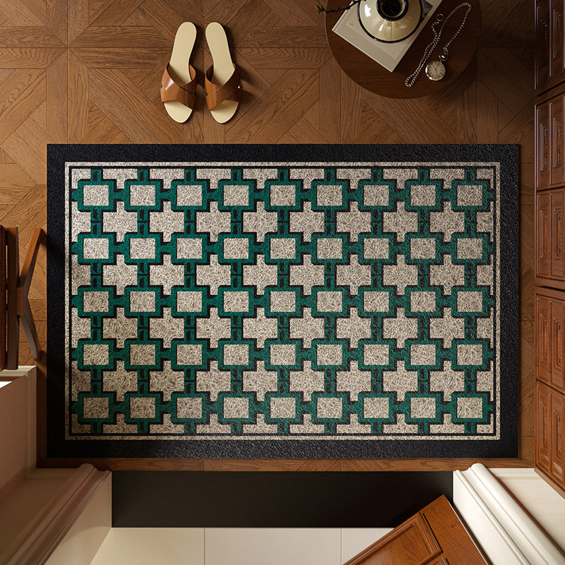 特沃斯英式老钱风地垫入户门垫丝圈进门防滑脚垫门外家用室外地毯,淘宝优惠券,粉丝福利购,淘宝优惠卷