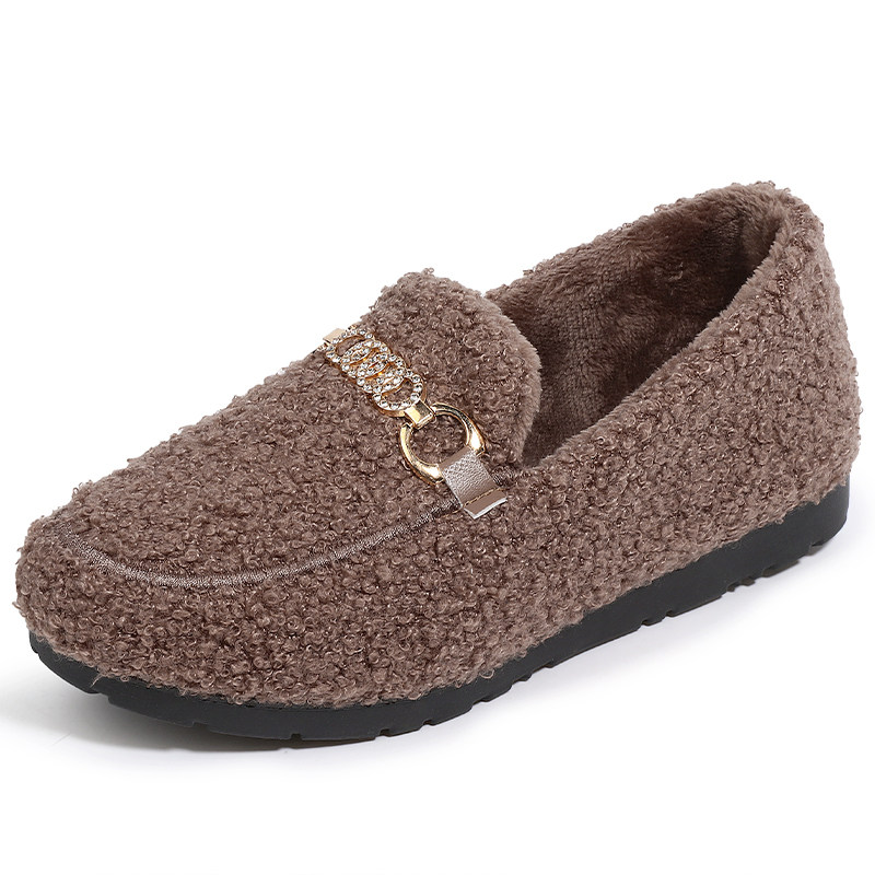 女鞋加绒保暖妈妈棉鞋软底防滑老北京布鞋平底一脚蹬女豆豆鞋冬季,淘宝优惠券,粉丝福利购,淘宝优惠卷