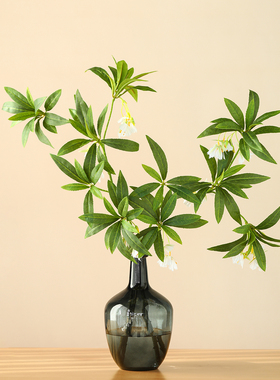 仿真绿植假花禅意仿生绿植假盆栽植物盆景客厅玄关办公室桌面摆件