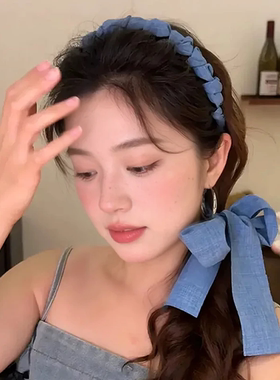 牛仔飘带~夏日清凉甜辣百搭发型