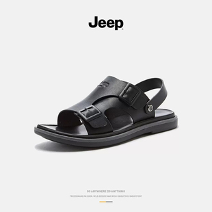 【Jeep】男士夏季拖鞋