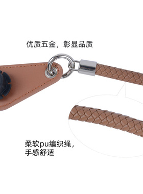 时尚夏季obag皮革编织绳提手肩带