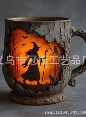 跨境2025Bigfoot Forest Fire Mug大猩猩杯大脚怪森林主题消防杯