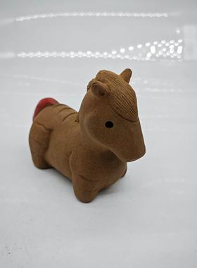 陶土动物摆件 山海经动物 泥塑 幼儿园泥塑 茶宠陶瓷摆件