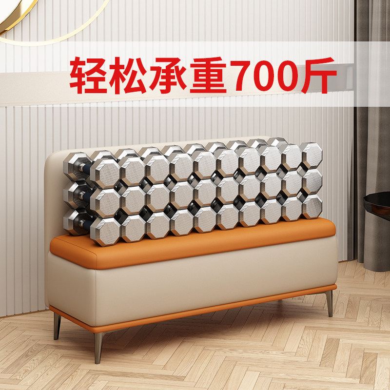 放干净衣服凳子储物凳猫抓皮靠背沙发凳床尾凳收纳服装鞋店长条凳,淘宝优惠券,粉丝福利购,淘宝优惠卷