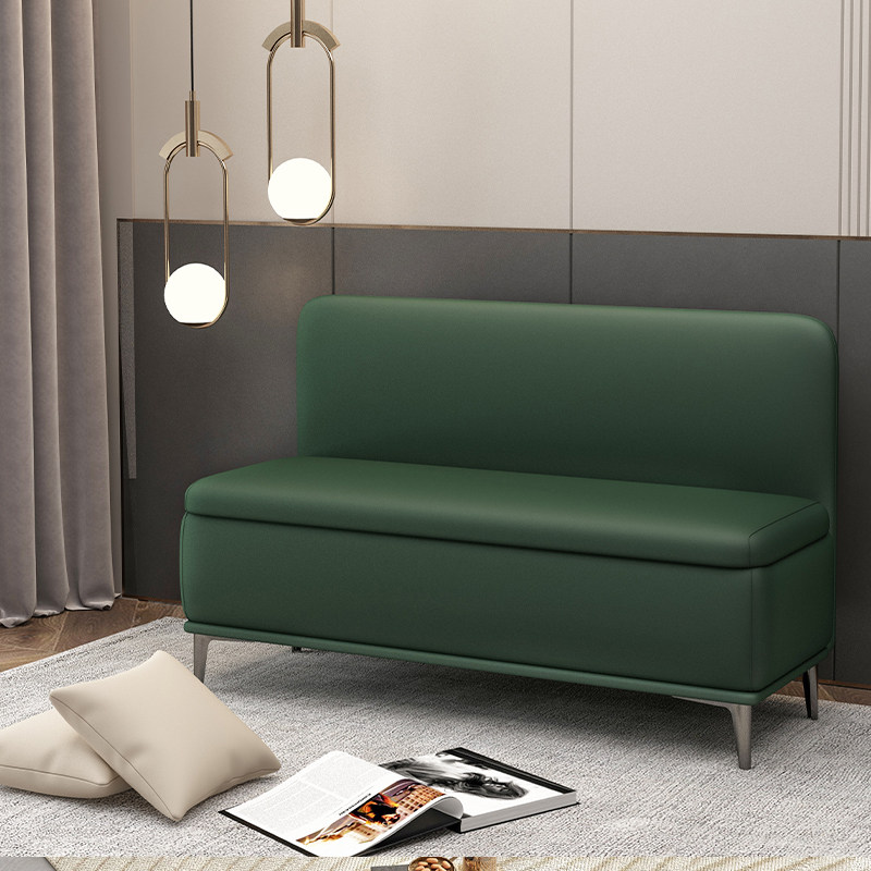 放干净衣服凳子储物凳猫抓皮靠背沙发凳床尾凳收纳服装鞋店长条凳,淘宝优惠券,粉丝福利购,淘宝优惠卷