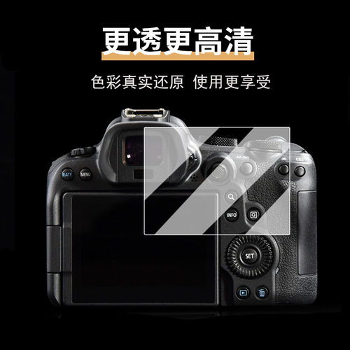 沃尔夫冈适用佳能R6 Mark III钢化膜贴膜保护膜R6III三代屏幕膜R63微单AR增透防刮花单反配件相机贴膜 - 图0