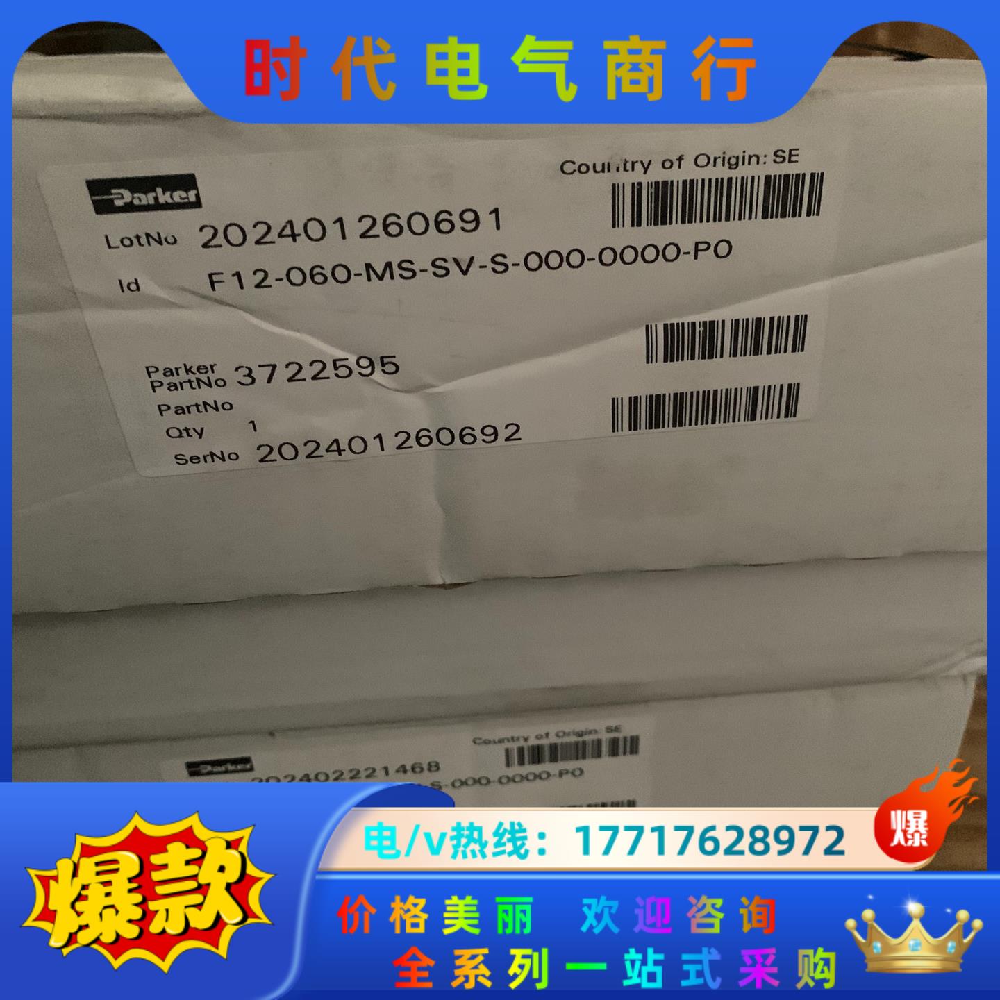 F12-060-MS-SV-S-000-0000-P0派克马议价 - 图0