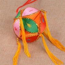 New product 6cm Guangxi Jingxi Old State pure handmade embroidered ball with Zhuang characteristics Ethnic handicraft ethnic wind pendants