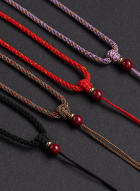 鸿运当头双色项链绳固定