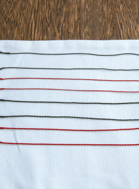 手工编织进口彩蜡线s925银项链绳