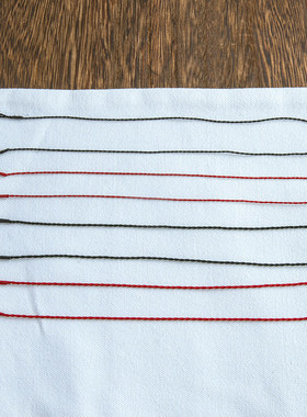 手工编织进口彩蜡线s925银扣极简超细万能链小孔吊坠锁骨链项链绳