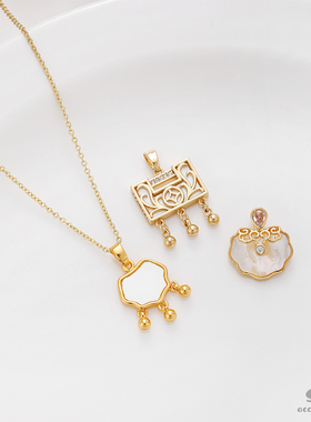 14K包金如意祥云手工diy