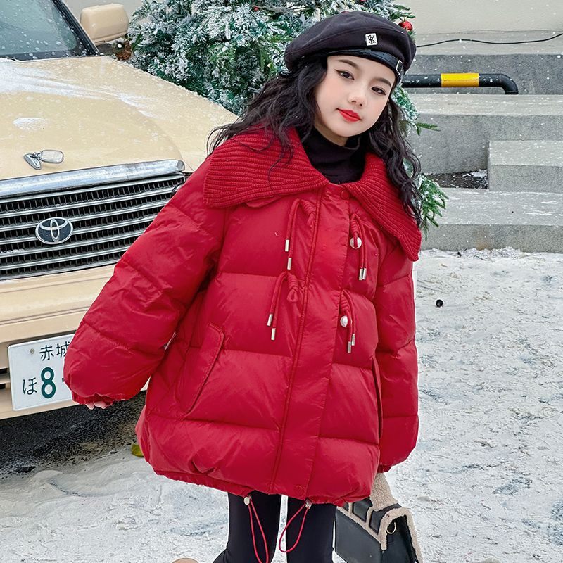 女童羽绒服冬季2025新款洋气中长款小女孩儿童轻薄冬装中大童加厚,淘宝优惠券,粉丝福利购,淘宝优惠卷