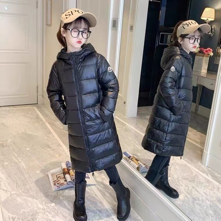 女童轻薄羽绒服2025新款韩版冬装儿童加厚中长款童装连帽外套洋气,淘宝优惠券,粉丝福利购,淘宝优惠卷