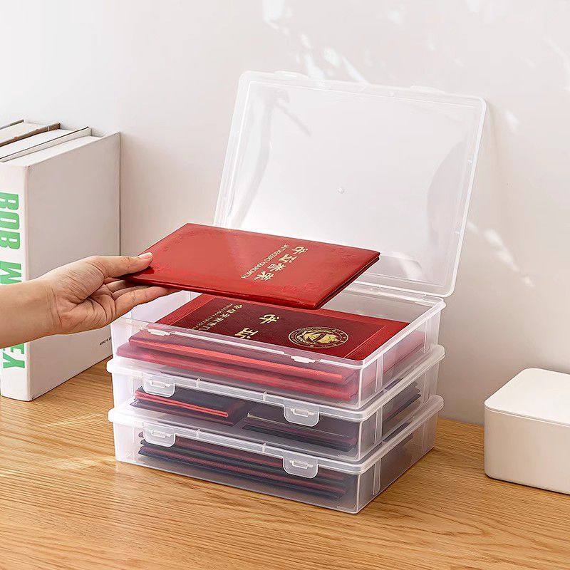 文件收纳盒打印纸盒子a3透明塑料收纳办公室a4文件盒纸资料档案盒,淘宝优惠券,粉丝福利购,淘宝优惠卷