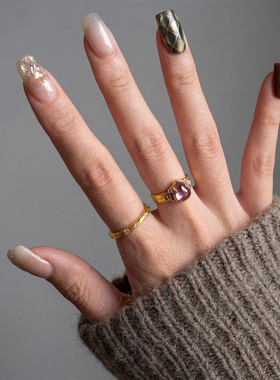 浪漫传说紫气东来紫晶葫芦戒指