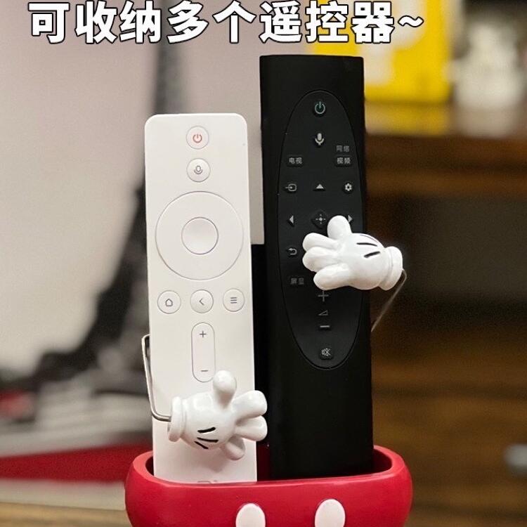 创意米奇手套米奇手握花瓶桌面遥控器收纳摆件书桌个性装饰摆件