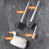 Toilet brush set for home use without dead ends 2025 new wall-mounted toilet long brush powder room special artifact