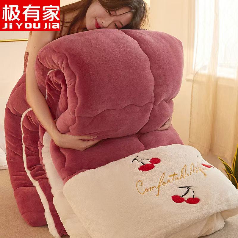 极有家被子被芯棉被家用冬天加厚保暖宿舍单人加厚秋冬垫被春秋被